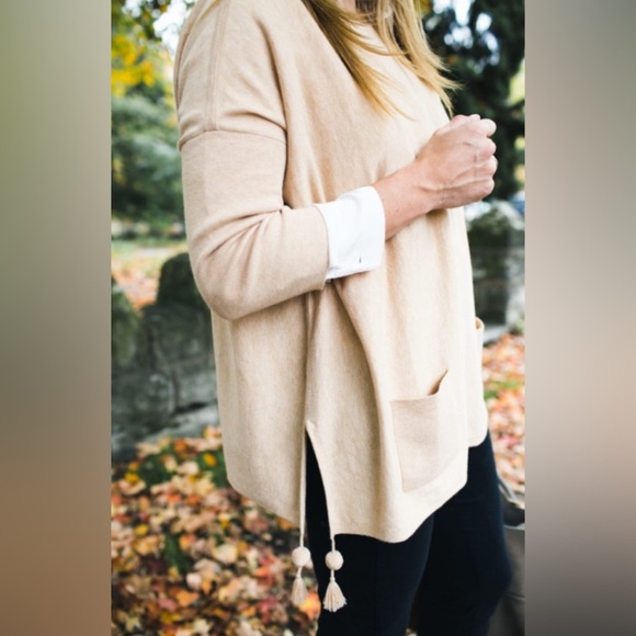 Lilly Pulitzer Elba Coolmax Tunic Sweater with Tassle Detail | 3/4 Sleeves - Picture 12 of 12